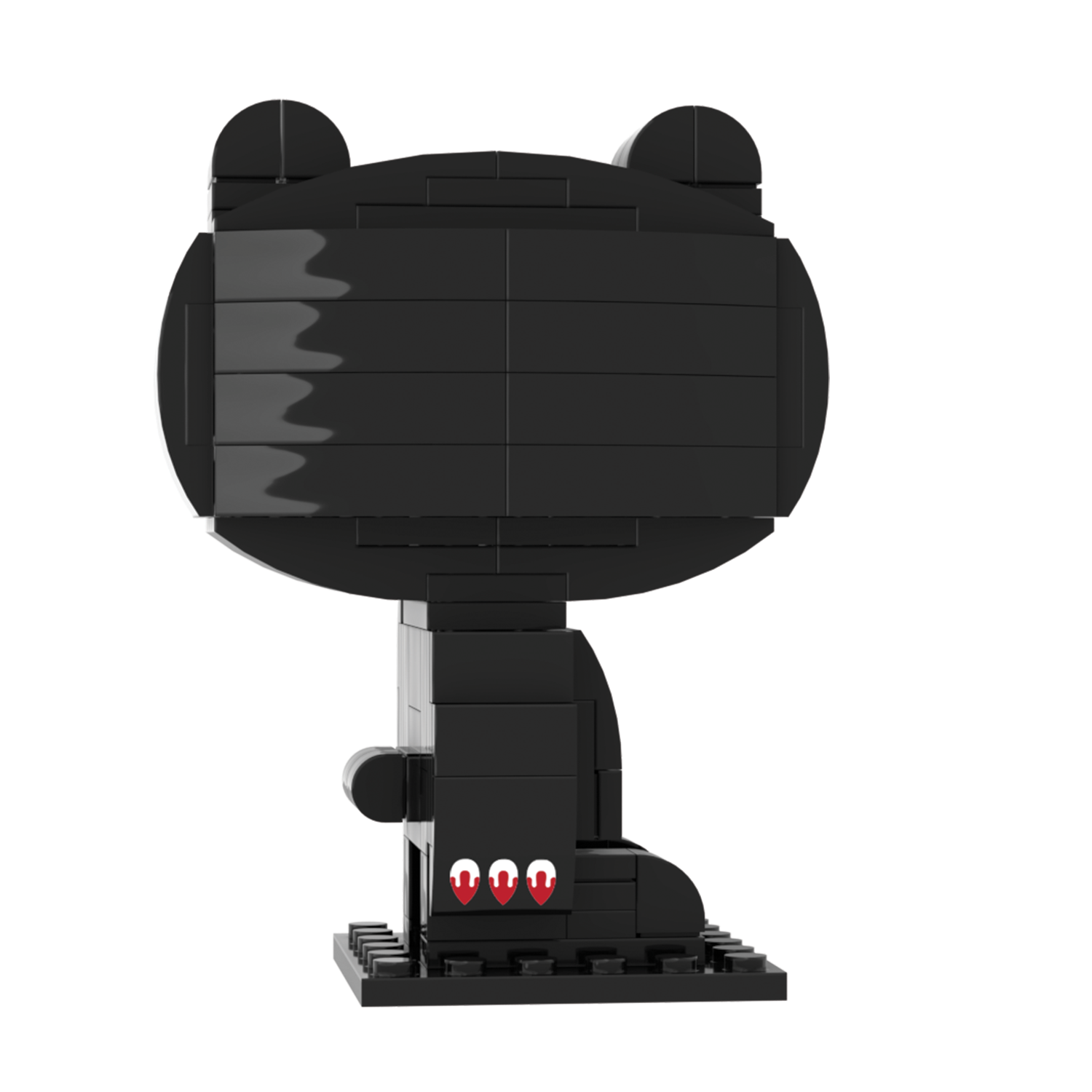 NYCC Exclusive All-Black Gloomy Bear Snap & Switch Block Figure